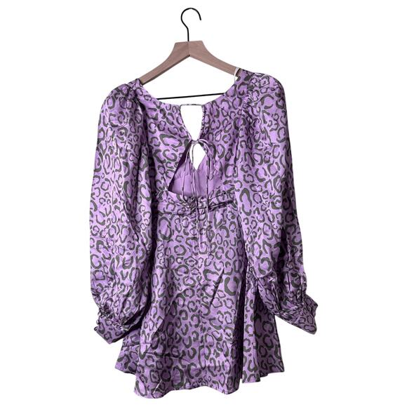 NWT -For Love & Lemons - June Mini Dress - Purple - Picture 5 of 11